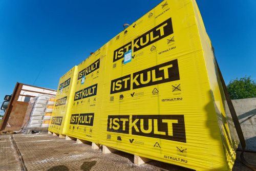 Газобетонные U-блоки (П-блоки) Istkult 500х250х300, D500