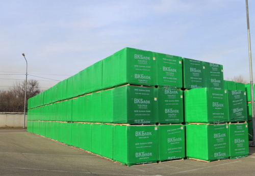 Газобетонные U-блоки (П-блоки) ВКБлок 500х300х250, D500